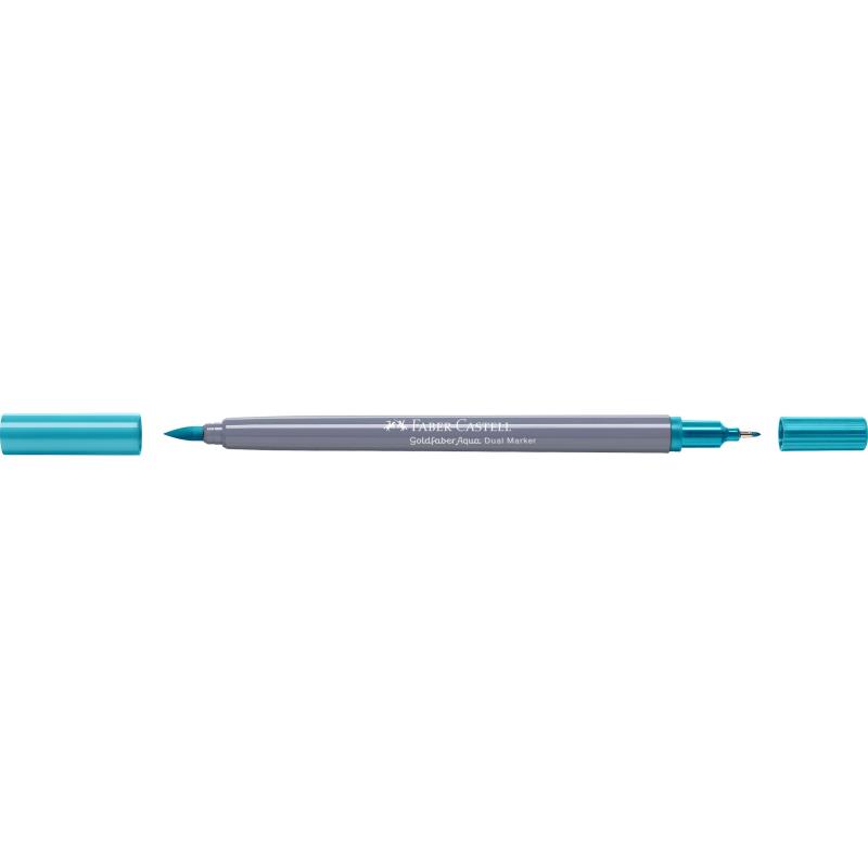 Faber-Castell Goldfaber Aqua Dual Marker 154 kobalttürkis hell